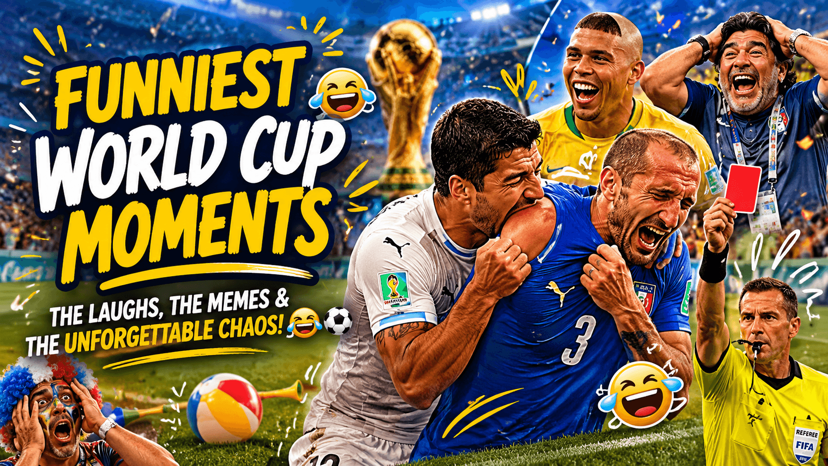 Funniest World Cup Moments That Football Fans Will Never Forget