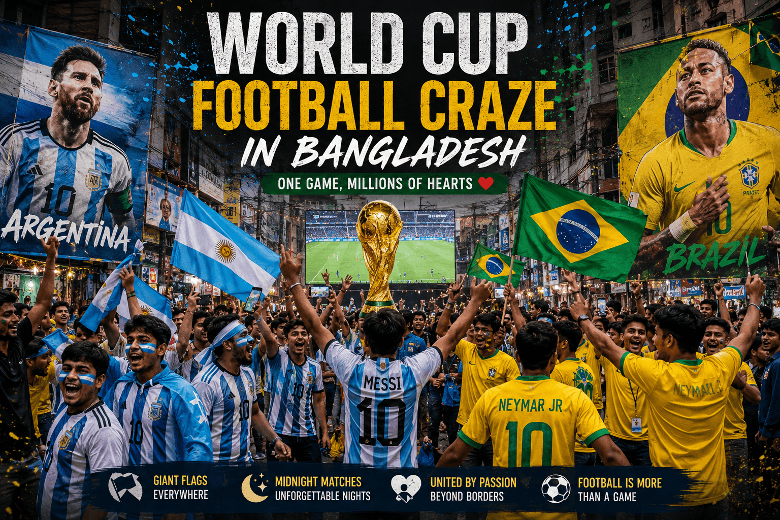 World Cup Football Craze in Bangladesh: A Passion That Unites Millions